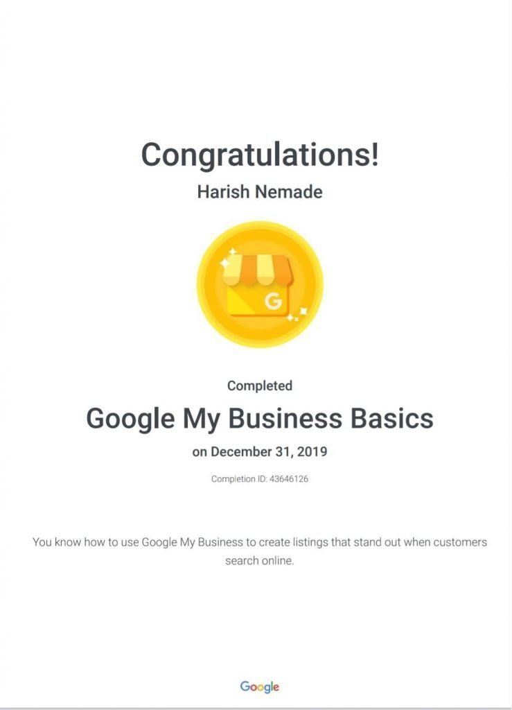 Google My Business Basics