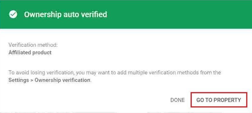 Ownership Auto verified